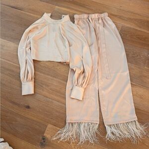 L'Academie Cream Blouse